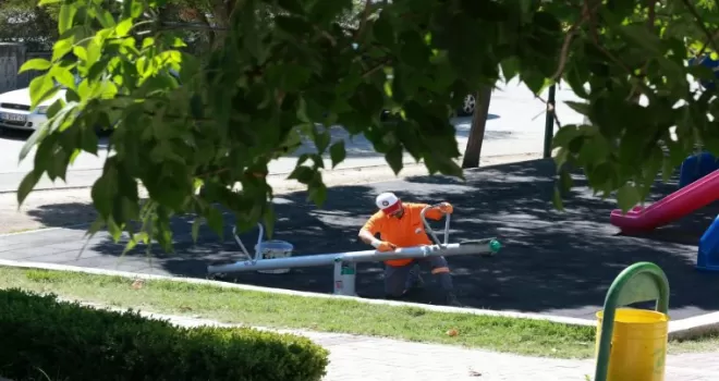Bursa’da Osmangazi’de parklara yeni soluk