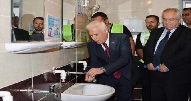 Bursa’da su tasarrufu okullardan başladı... Musluklar tasarruflu akacak!