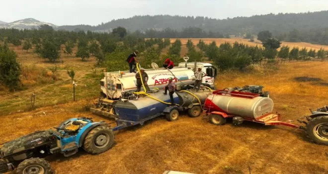 Bursa’daki yangına Kocaeli’den tam destek