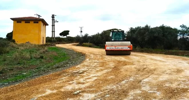 Bursa Gemlik’te arazi yolları açılıyor