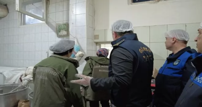 Bursa Gürsu Zabıtası’ndan hijyen denetimi