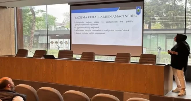 Bursa İnegöl Belediyesi’nde kurum içi eğitimlere devam