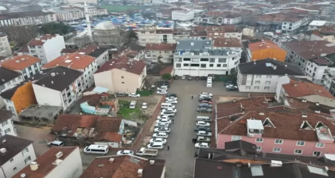 Bursa İnegöl’de 46 araçlık otopark hizmete girdi