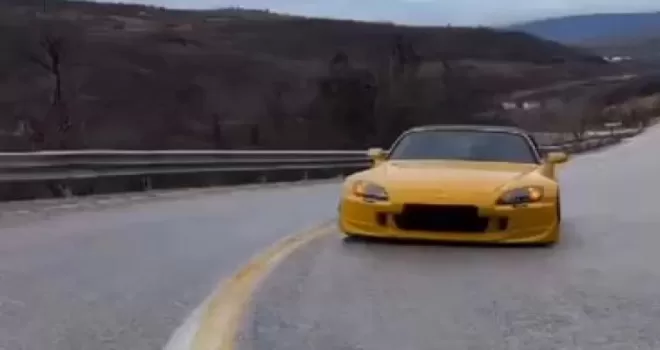 Bursa İnegöl’de drift yapan sürücü sosyal medya paylaşımıyla yakalandı!