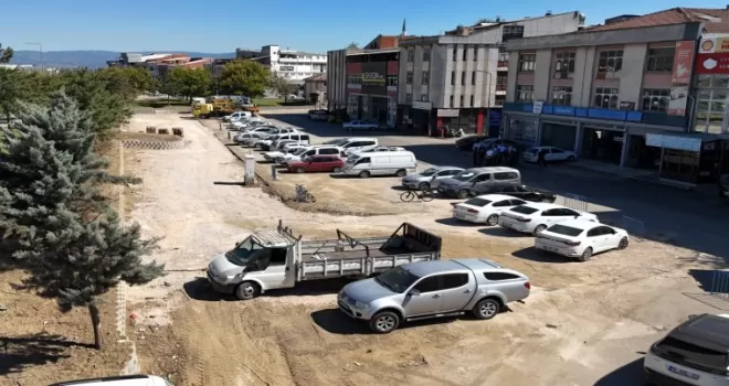 Bursa İnegöl’de Ertuğrulgazi Caddesi’ne 165 araçlık otopark