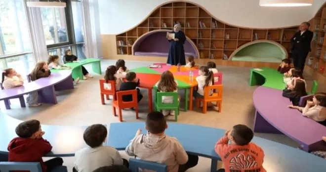 Bursa İnegöl’de ’Kütüphaneler Haftası’ çocuk atölyeleriyle renklendi