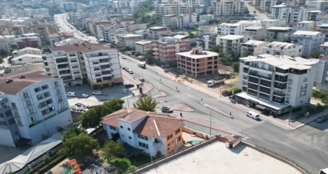 Bursa Kestel’de Eğitim Caddesi baştan sona yenilendi