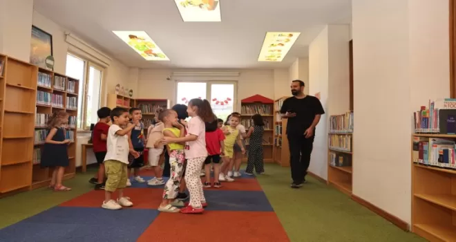 Bursa Nilüfer’de anneler ve çocuklar kütüphanelerde buluşuyor