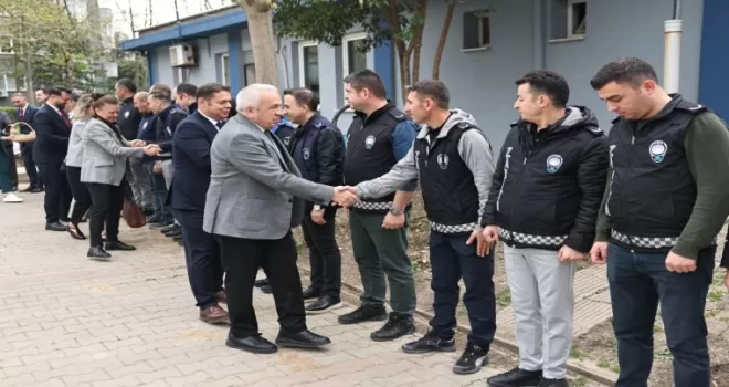 Bursa Nilüfer’de geleneksel bayramlaşma