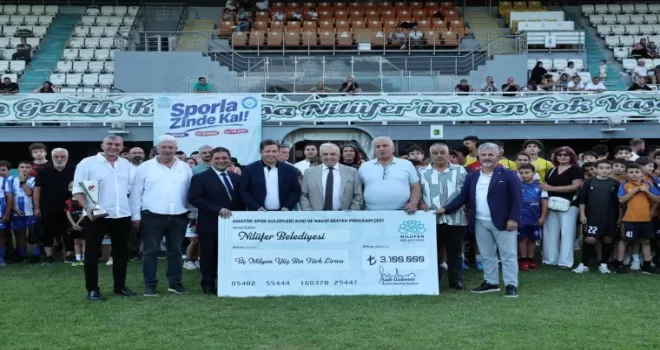 Bursa Nilüfer’den amatör spor kulüplerine 3 milyon liralık destek