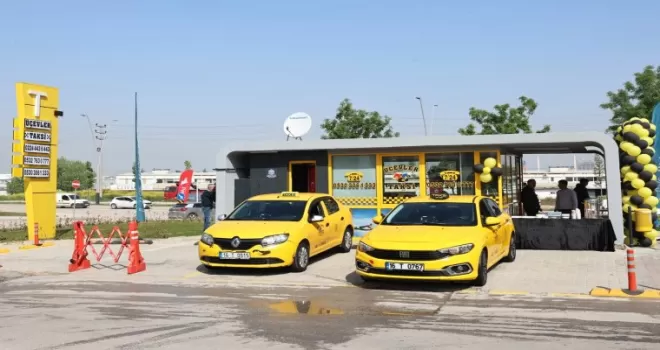 Bursa Nilüfer Üçevler’e modern taksi durağı