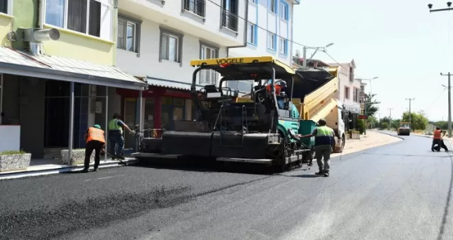 Bursa Osmangazi’de asfalt çalışmalarına hız verildi
