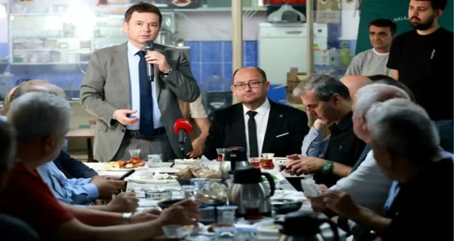 Bursa Osmangazi’de Başkan Aydın’dan ayakkabıcı esnafına yeni yer müjdesi