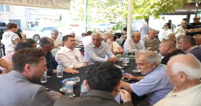 Bursa Osmangazi’de Başkan Aydın sorunları yerinde dinliyor