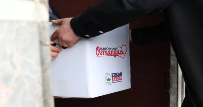 Bursa Osmangazi’de ihtiyaç sahiplerine erzak desteği