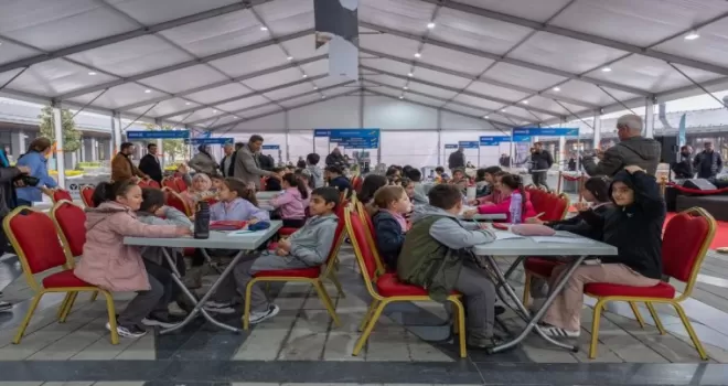 Bursa Osmangazi’de minik kitapseverler hem öğrendi hem eğlendi