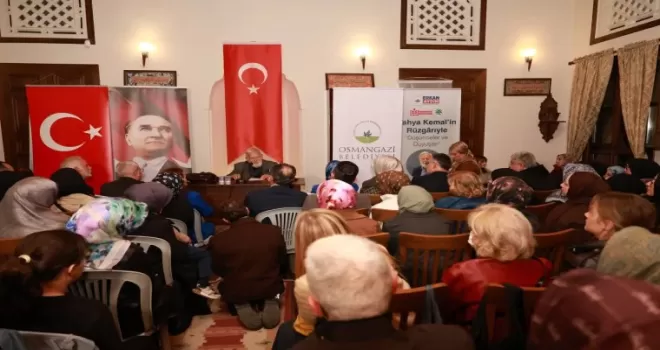 Bursa Osmangazi’de Sadettin Ökten’den Yahya Kemal’in fikir dünyasına yolculuk