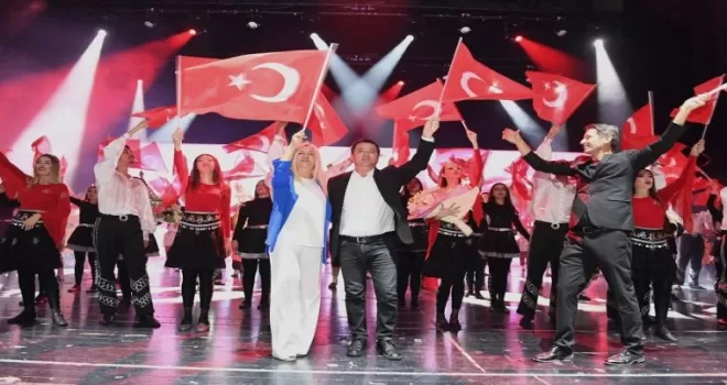 Bursa Osmangazi’de “Zafere 1 Kala” gösterisi