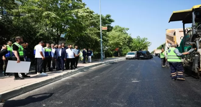 Bursa Panayır’ın altyapı ve yollarına Büyükşehir eli
