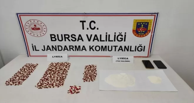 Bursa Yenişehir’de sentetik ecza ele geçirildi