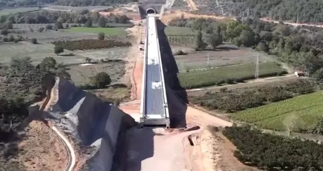 Bursa-Yenişehir-Osmaneli Hızlı Tren Hattı’nda son durum... Yüzde 90 aşıldı!