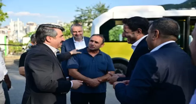 Bursa Yıldırım’da Başkan Yılmaz’dan esnafa ziyaret