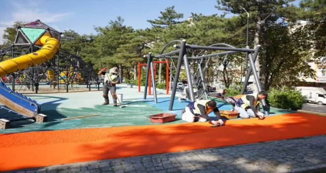 Bursa Yıldırım’da parklar kışa hazırlanıyor