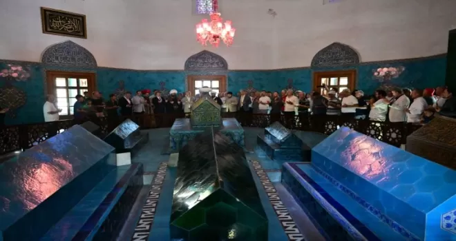 Bursa Yıldırım’da Sultan Çelebi Mehmed dualarla anıldı