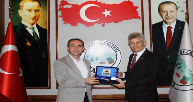 BUSİAD’dan Keles’e nezaket ziyareti