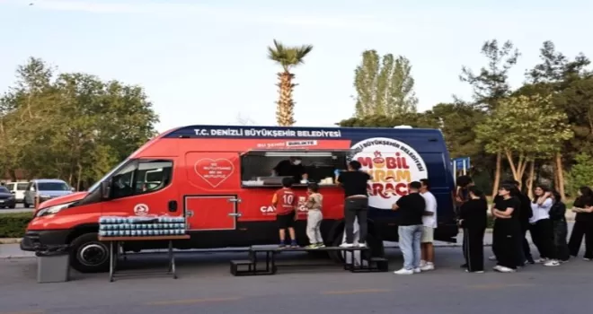 Büyükşehir’in mobil ikram araçları 1 yaşında