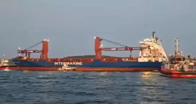 Çanakkale Boğazı’nda yangın paniği! Boğaz trafiği yeniden açıldı