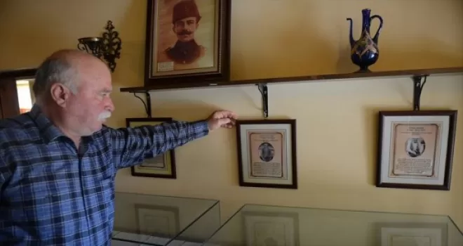 Çanakkale gazisi dedesinin anılarıyla yaşıyor
