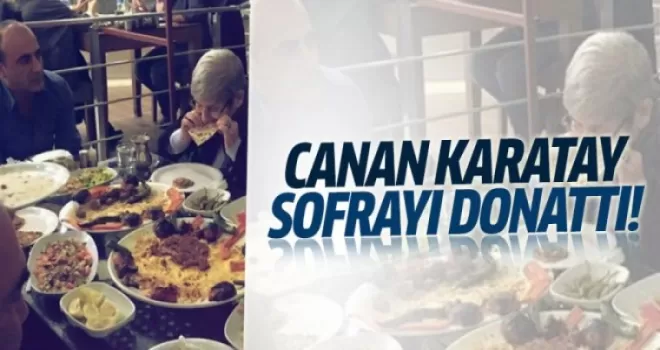 Canan Karatay Mersin lezzetlerine dayanamadı!
