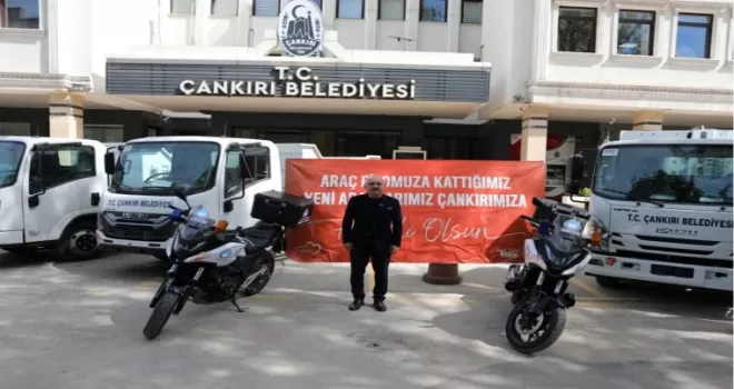 Çankırı Belediyesi yeni araç sayısı 100’ü aştı