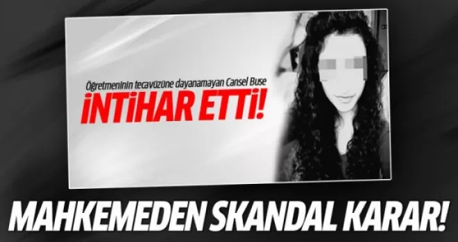 Cansel'i intihara sürükleyen öğretmen tahliye oldu