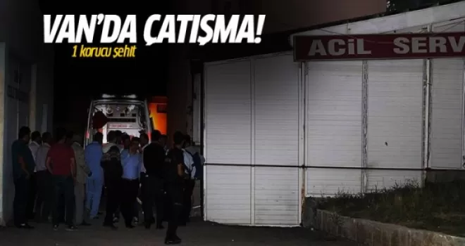 Çatışma çıktı: 1 korucu şehit, 2 korucu yaralı