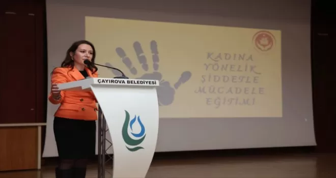 Çayırova’da kadına yönelik şiddetle mücadele eğitimi