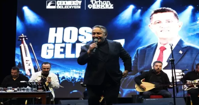 Çekmeköy’de horonlu gece... İsmail Türüt sahne aldı