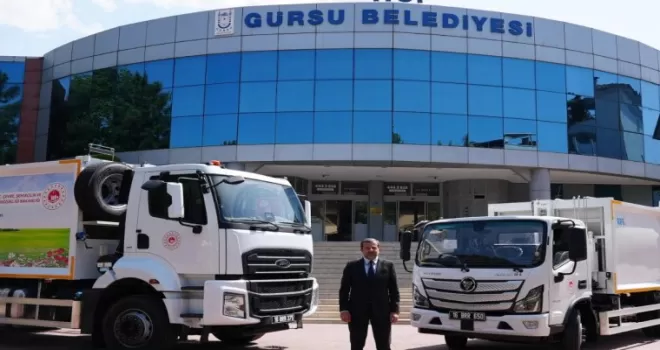 Çevre Bakanlığı’ndan Gürsu’ya hibe araç desteği