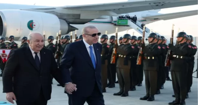 Cezayir Cumhurbaşkanı Tebbun Ankara’da