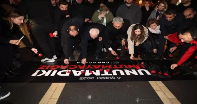 CHP Bursa’dan 6 Şubat anması