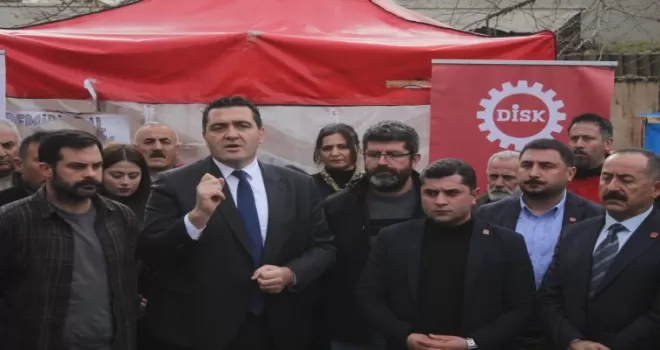 CHP’li Karasu’dan Sivas’ta işçi direnişlerine destek