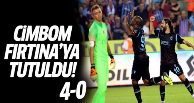 Cimbom Fırtına'ya Tutuldu! Trabzonspor Farklı Kazandı
