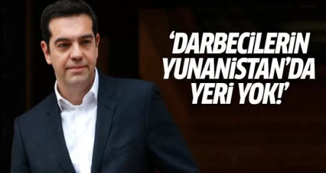 Çipras: Darbecilerin Yunanistan'da yeri yok