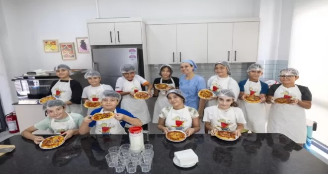 Çocuklar mutfağa girdi; Yaratıcı Mutfak Atölyesi’