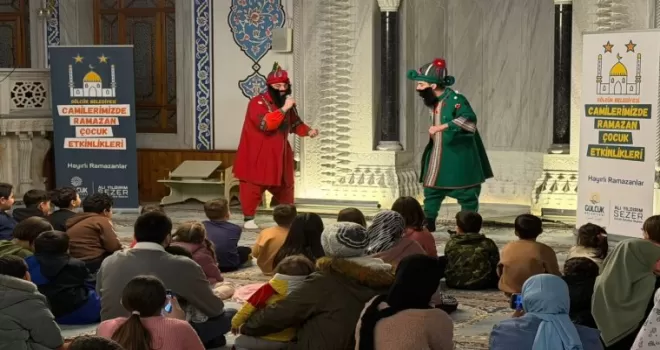 Çocuklar Ramazan’ı Karagöz ve Hacivat ile öğreniyor