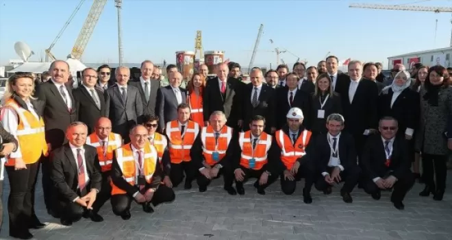 Cumhurbaşkanı Erdoğan 1915 Çanakkale Köprüsü'nü inceledi
