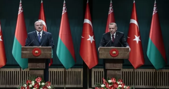Cumhurbaşkanı Erdoğan: Belarus ile ticarette 1,5 milyar dolarlık hedef var