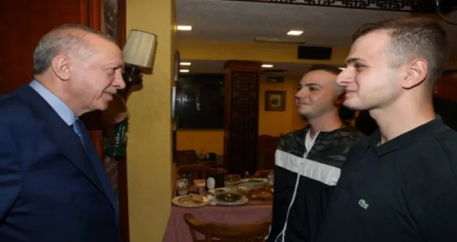 Cumhurbaşkanı Erdoğan’dan Çengelköy turu