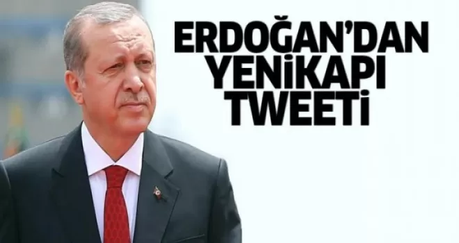 Cumhurbaşkanı Erdoğan'dan Yenikapı tweeti
